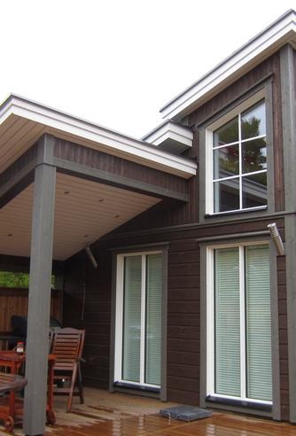 Rakennusliikeen suunnittelema sauna